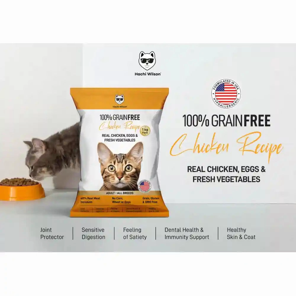 Hachi Wilson Grain Free Chicken Adult Cat Dry Food
