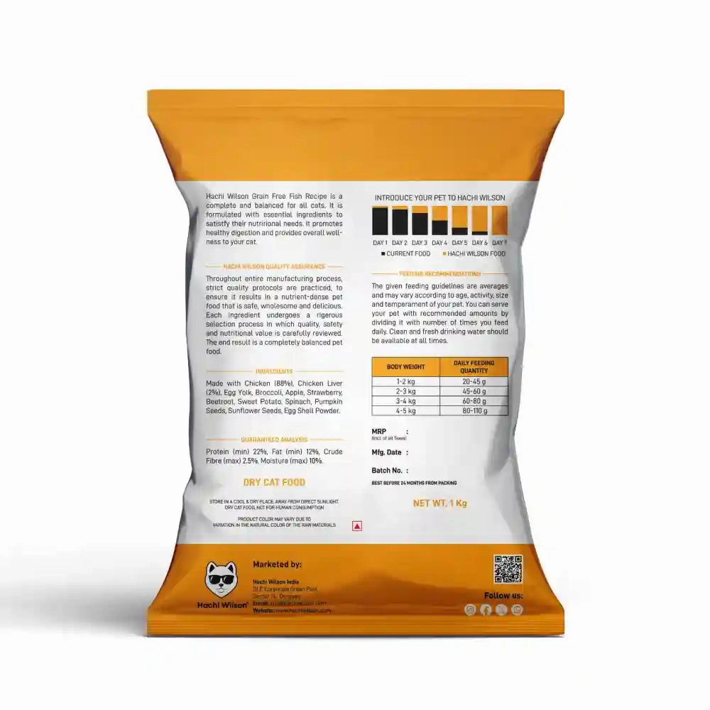 Hachi Wilson Grain Free Chicken Adult Cat Dry Food