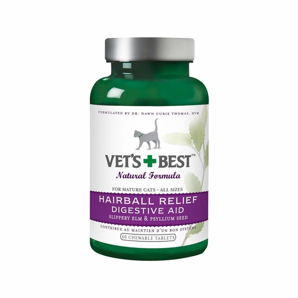Hairball Relief Digestive Aid Senior Cats Chewable Tabs
