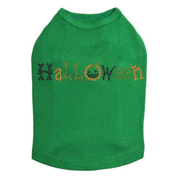 Halloween Rhinestone Dog Tank
