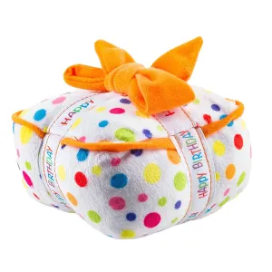 Happy Birthday Gift Box Dog Toy