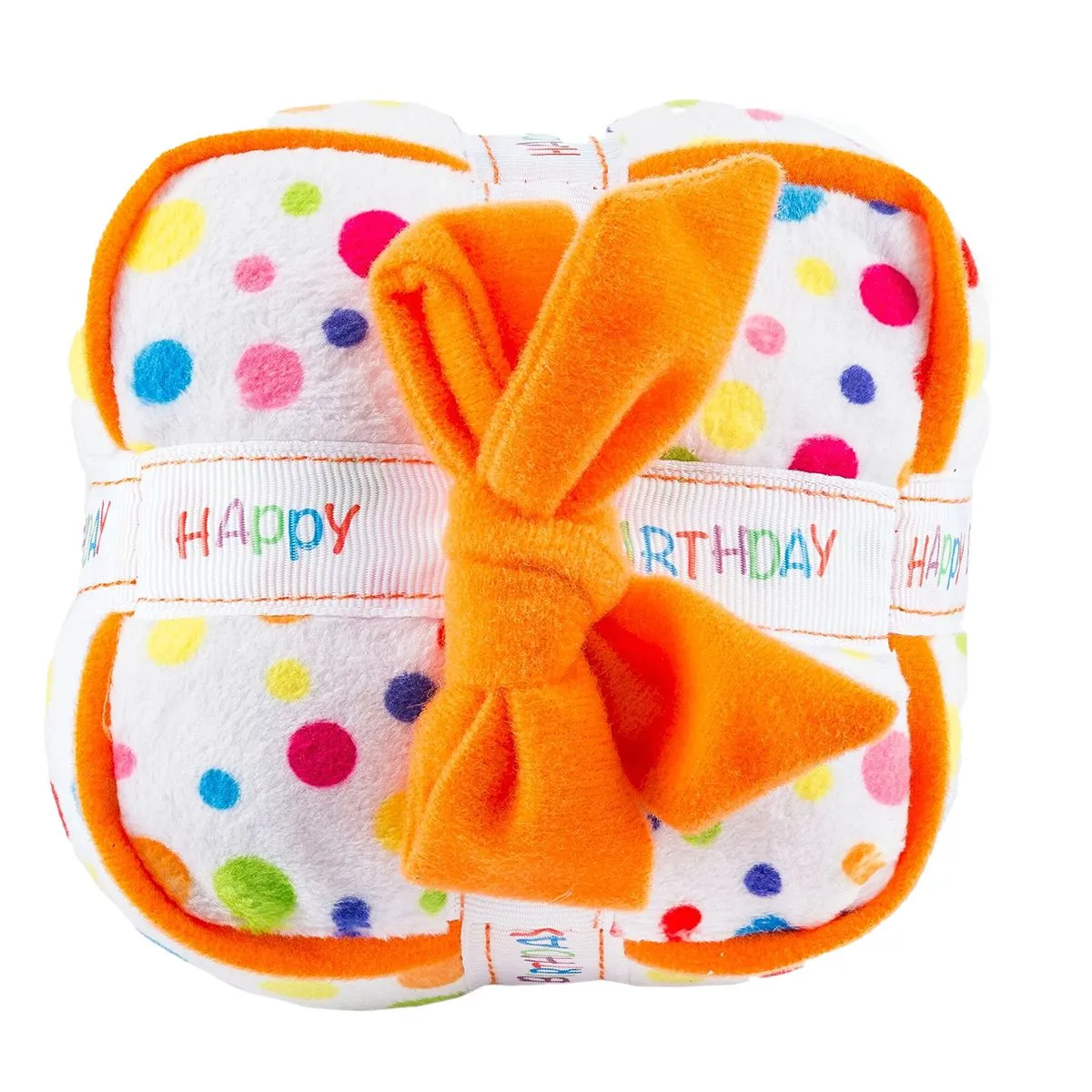 Happy Birthday Gift Box Dog Toy