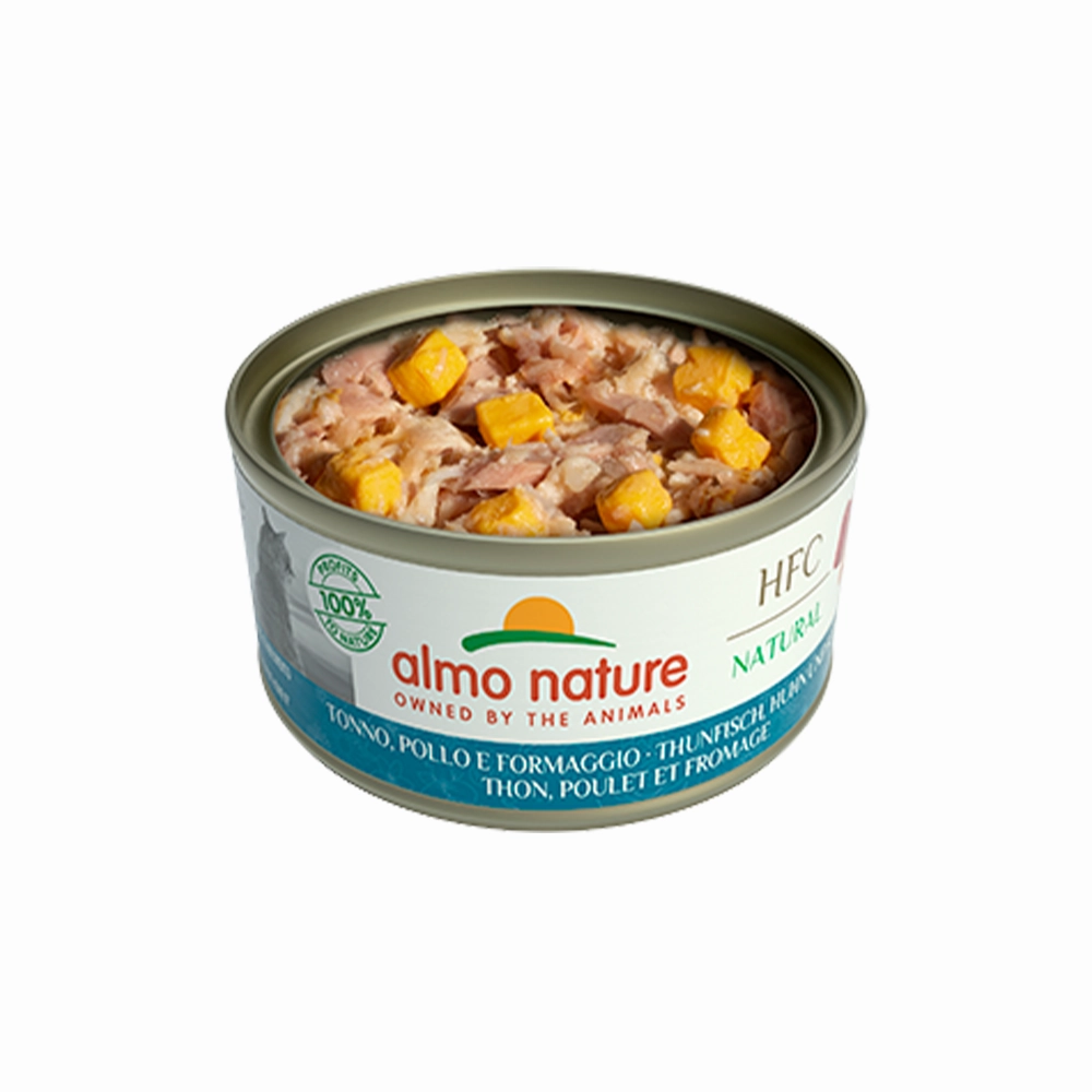 HFC Natural Tuna, Chicken & Cheese Cat Can