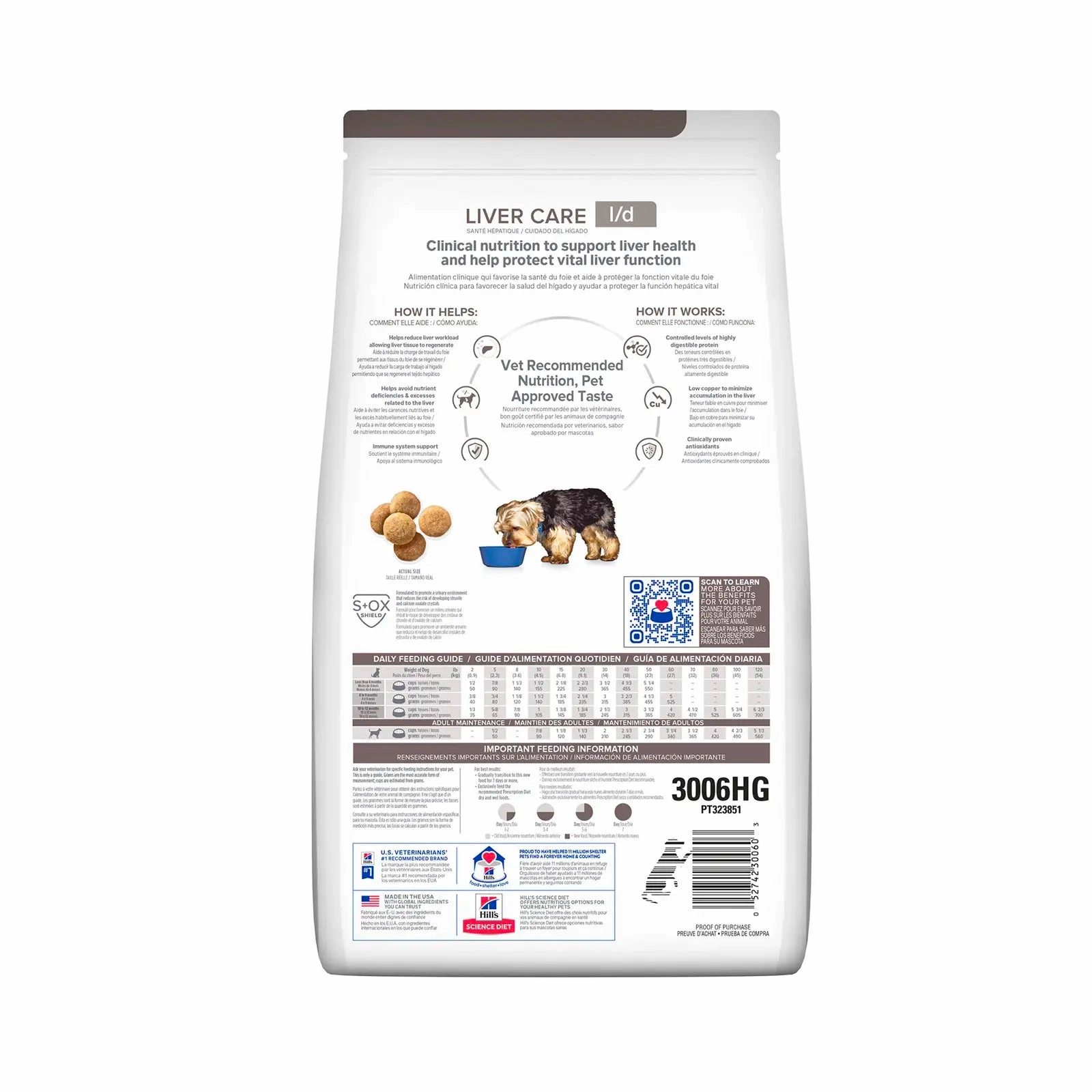 Hill's Prescription Diet - Canine l/d Liver Care 1.5kg