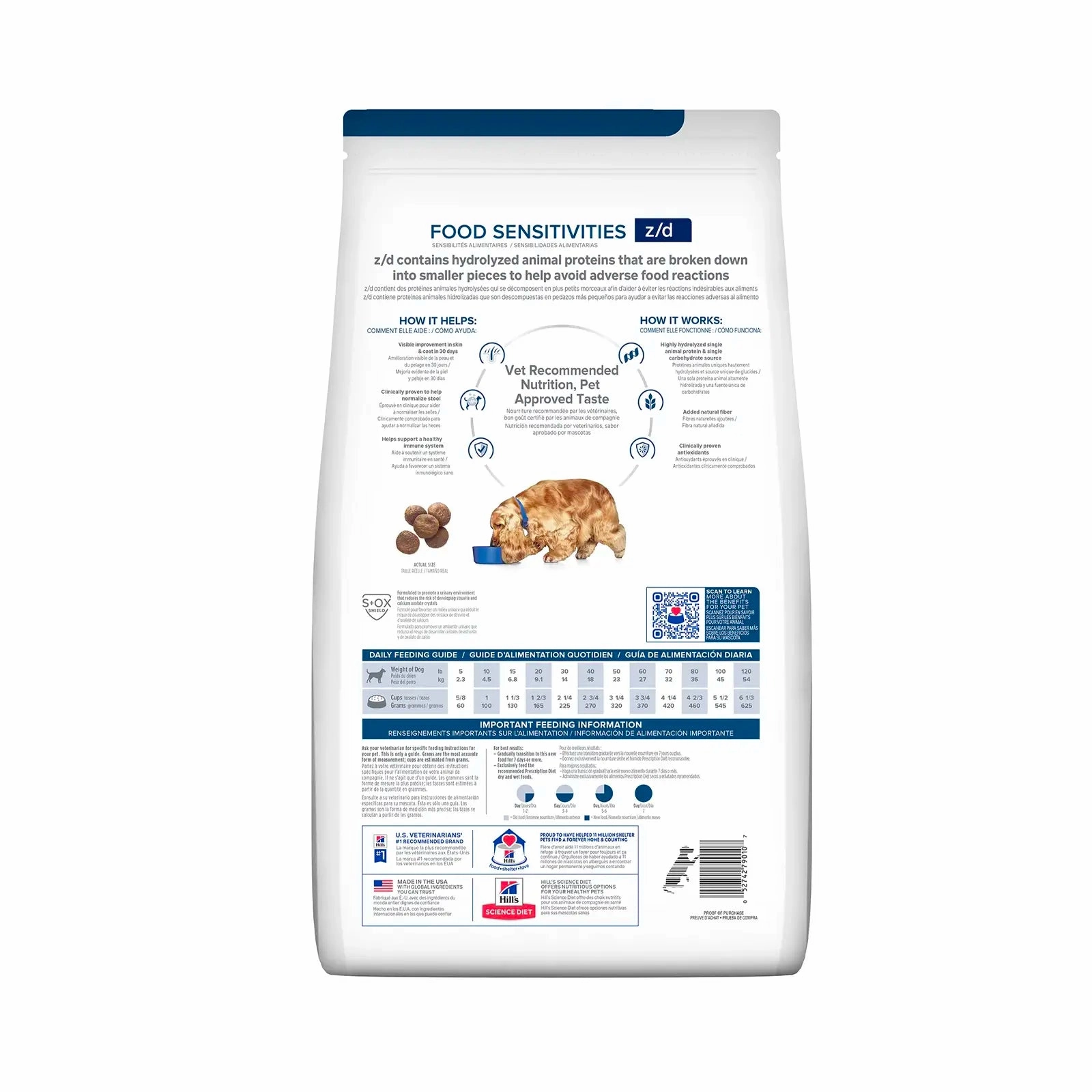 Hill's Prescription Diet - Canine z/d Food Sensitivities