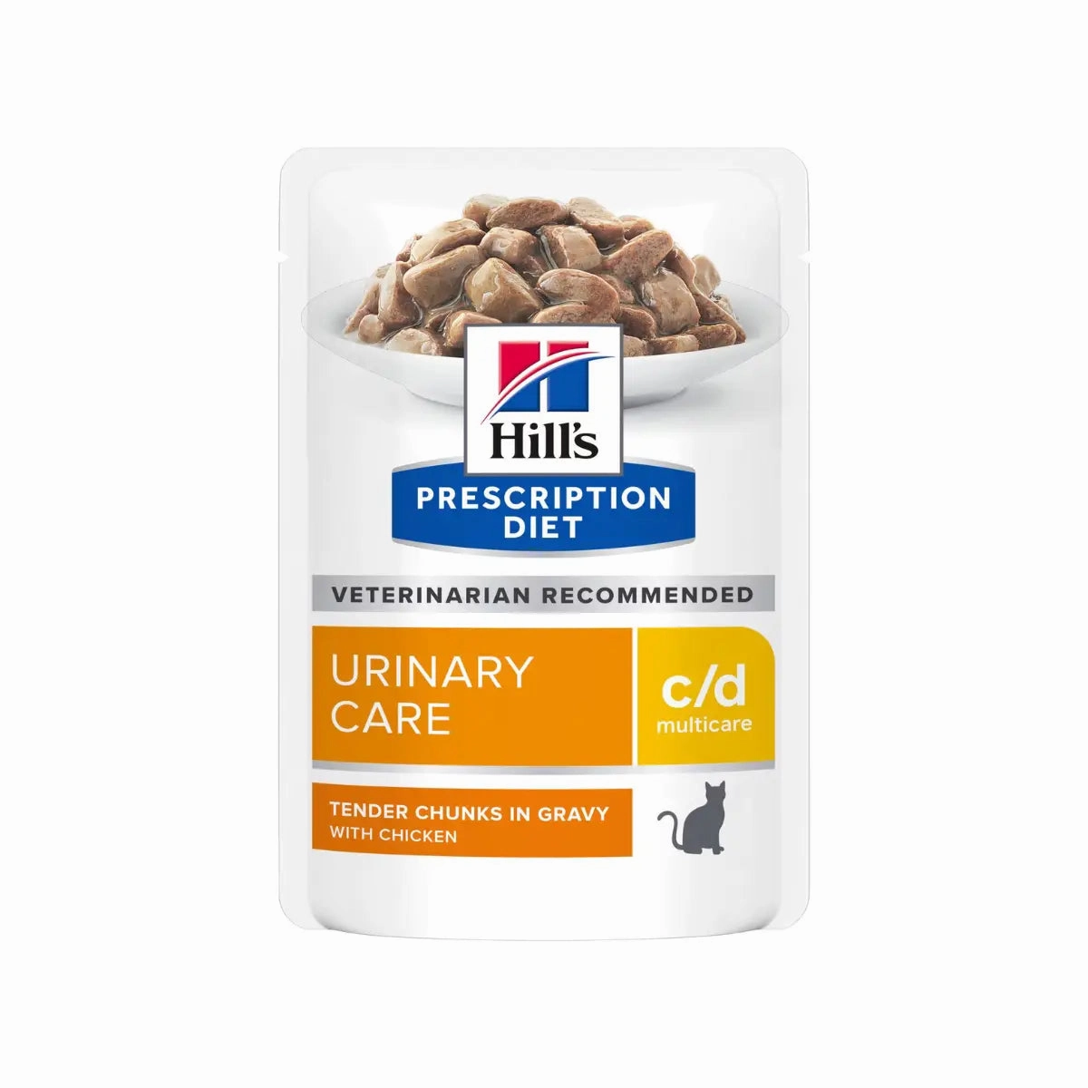 Hill's Prescription Diet - Feline c/d Multi Urinary Care Pouch with "Chicken" 85g
