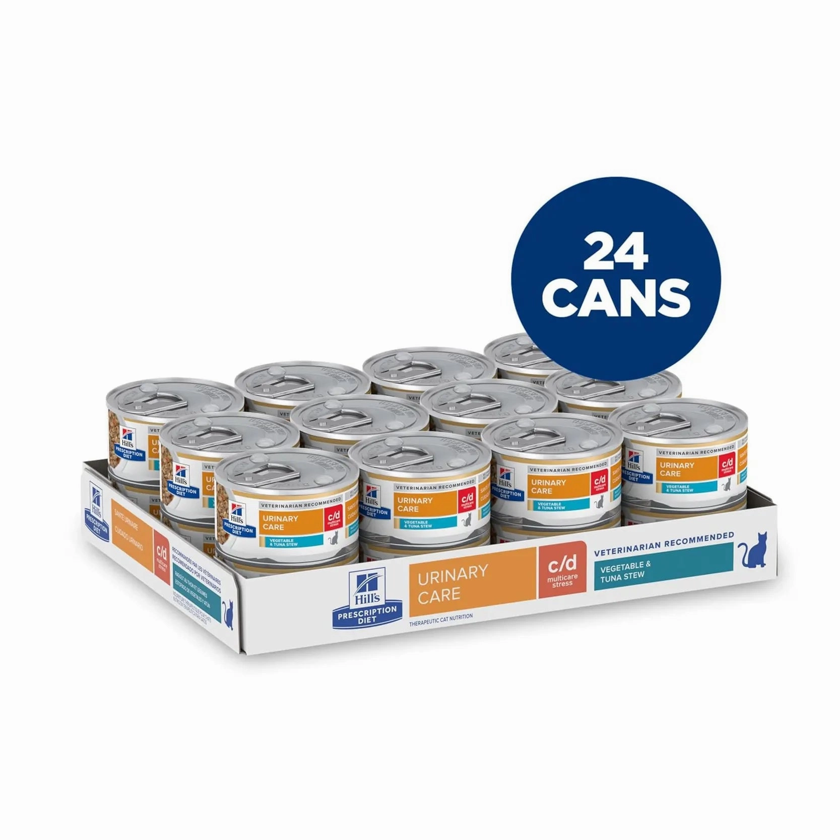 Hill's Prescription Diet - Feline c/d Multicare "Stress" Tuna & Vegetable Stew - 2.9oz