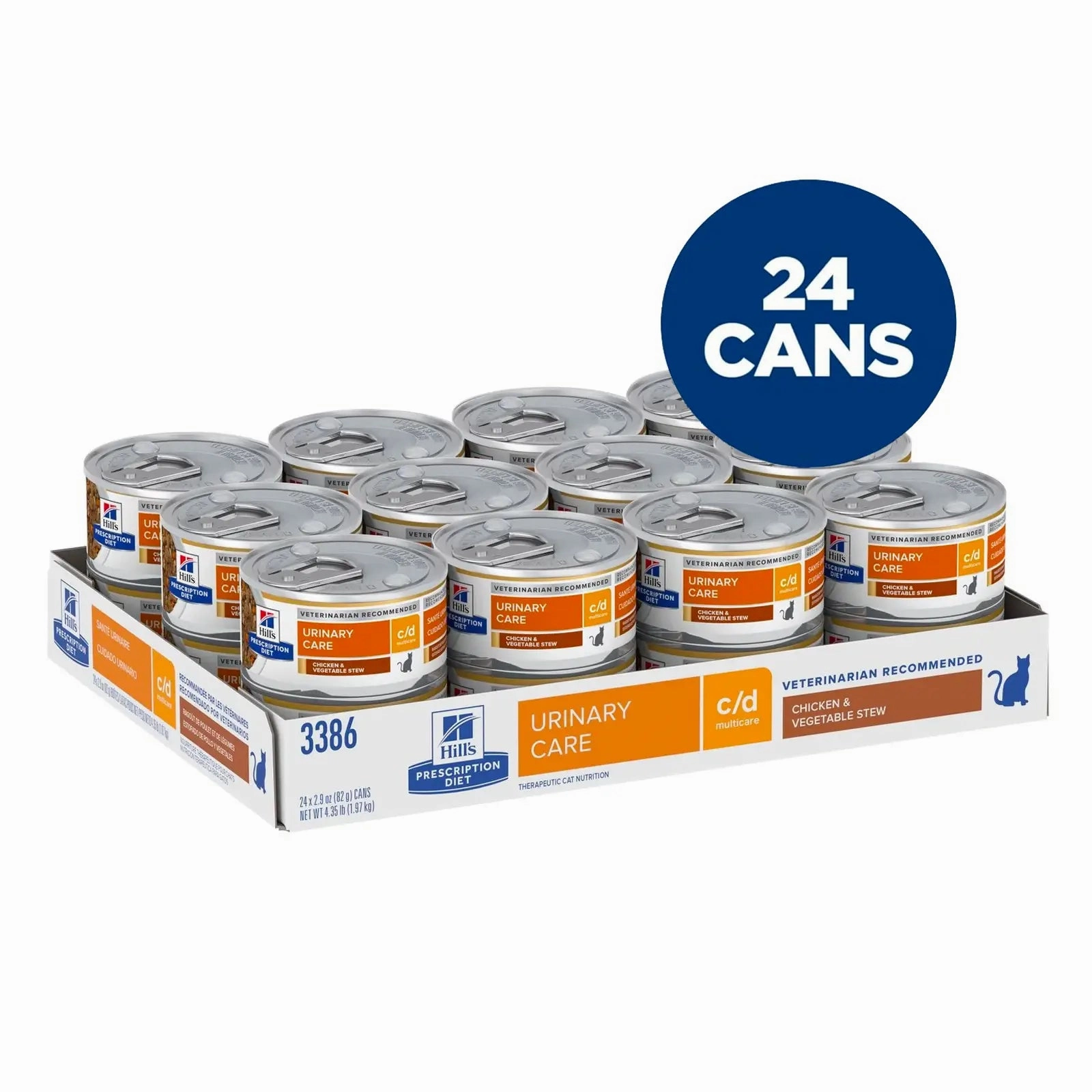 Hill's Prescription Diet - Feline c/d Urinary Care Vegetable & Chicken Stew 2.9oz