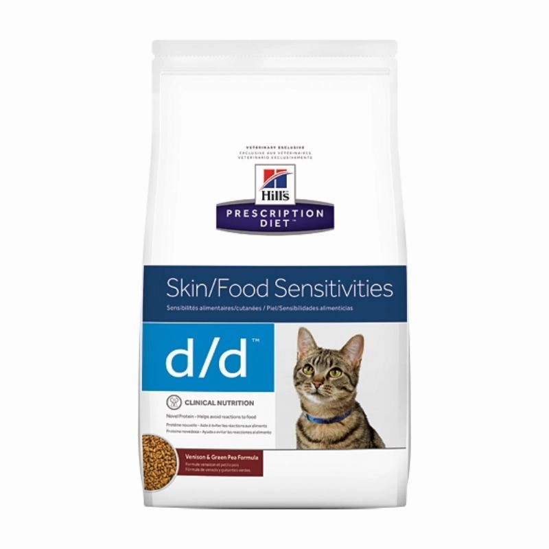 Hill's Prescription Diet - Feline d/d Skin Sensitivities "Venison & Greenpea" 3.5lbs