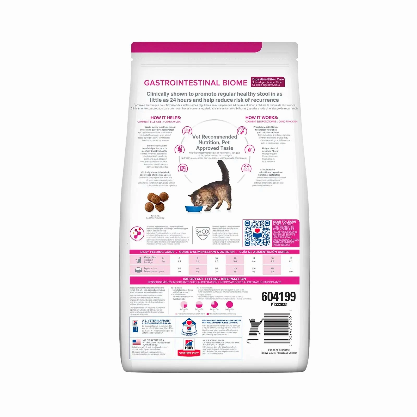 Hill's Prescription Diet - Feline Gastrointestinal Biome Stress
