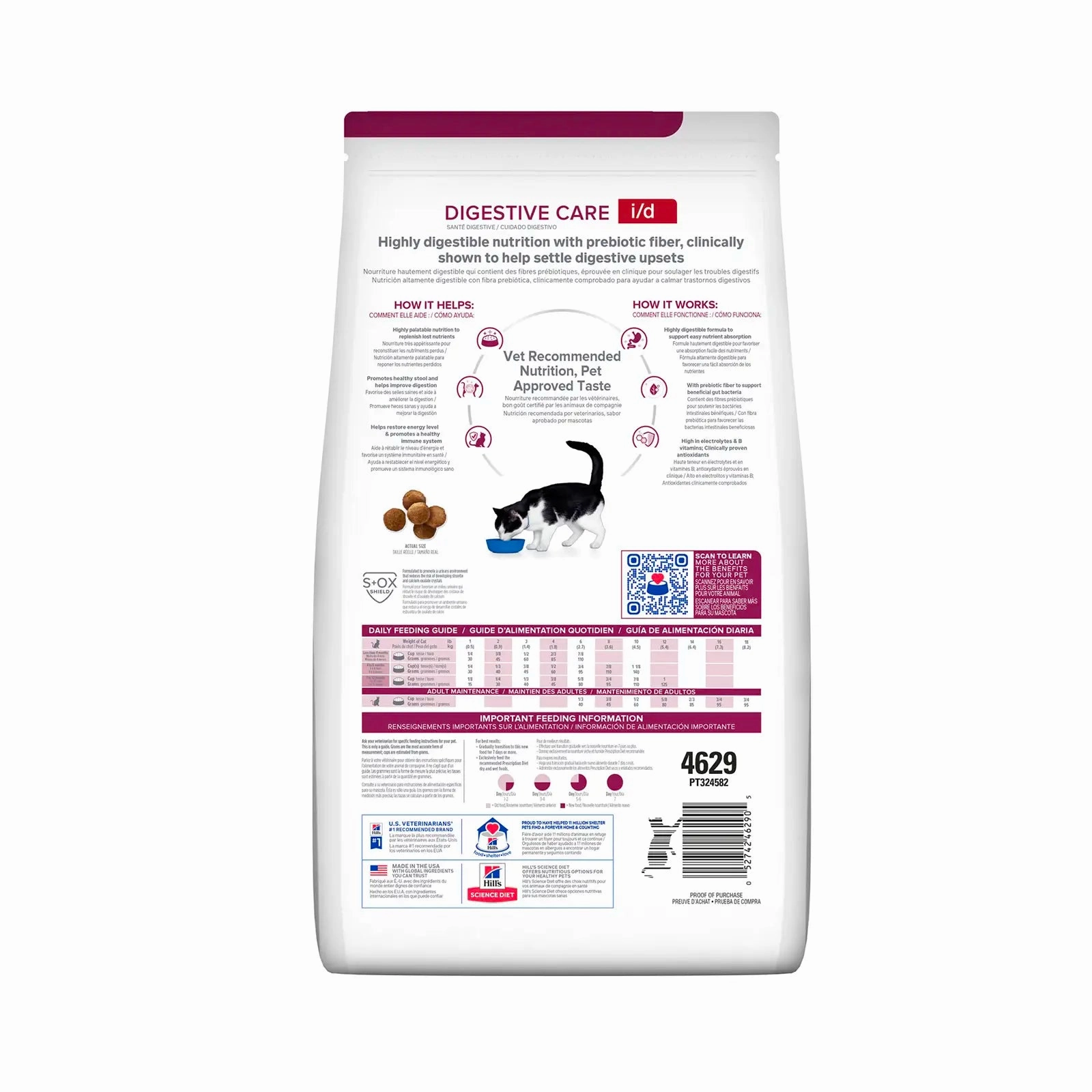 Hill's Prescription Diet - Feline i/d Digestive Care 4lbs