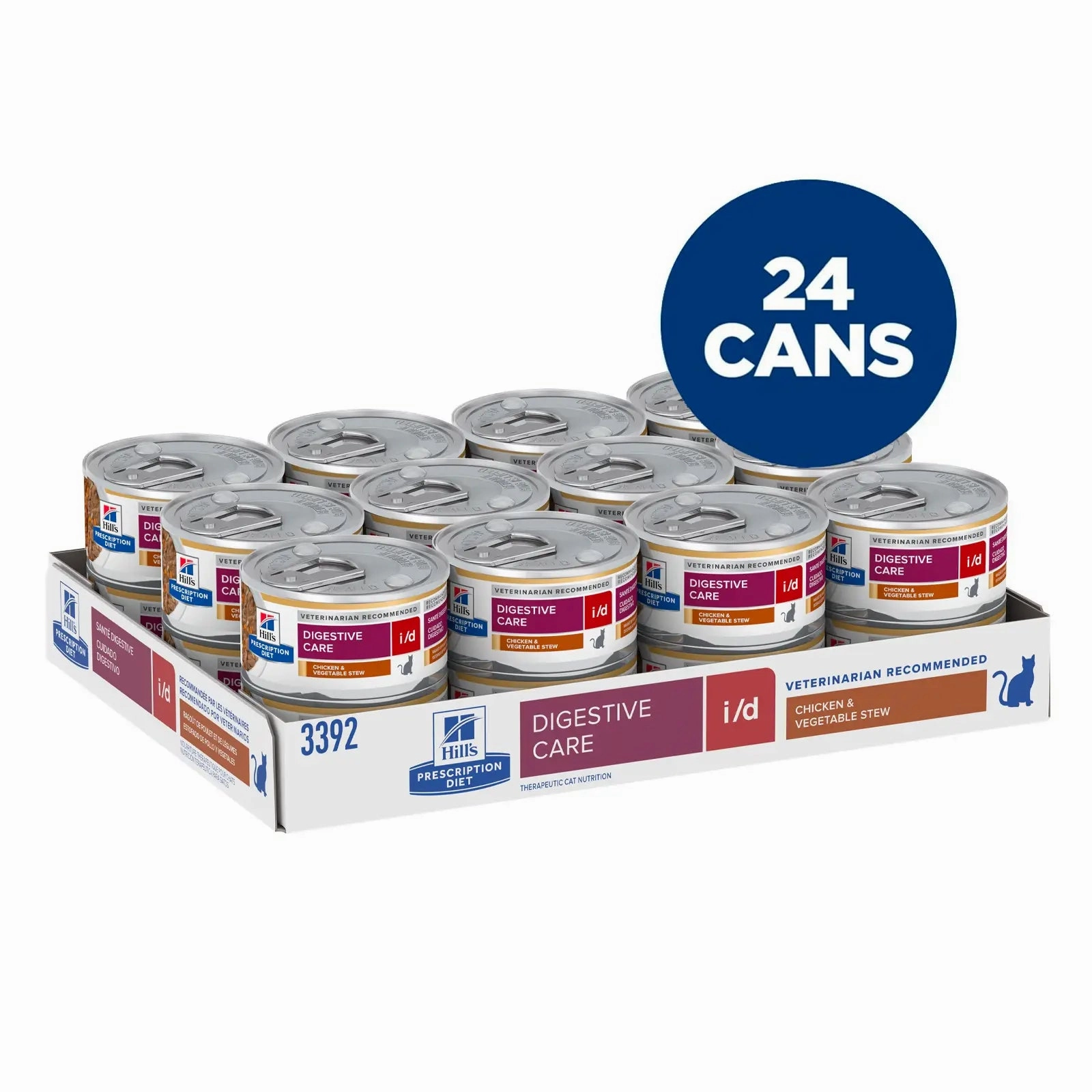 Hill's Prescription Diet - Feline i/d Digestive Care Chicken & Vegetable Stew 2.9oz
