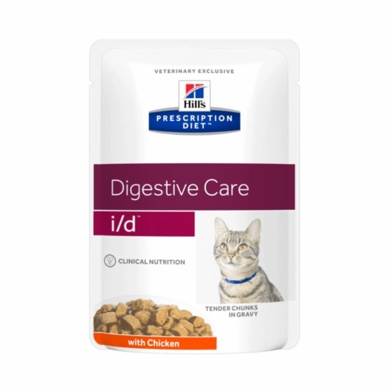 Hill's Prescription Diet - Feline i/d Digestive Care Pouch with Chicken 85g [EXP: OCT 2025]