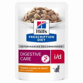 Hill's Prescription Diet - Feline i/d Digestive Care Pouch with Chicken 85g [EXP: OCT 2025]