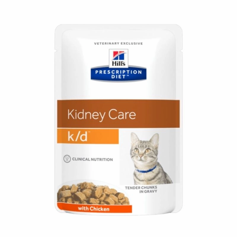 Hill's Prescription Diet - Feline k/d Kidney Care Pouch with Chicken 85g