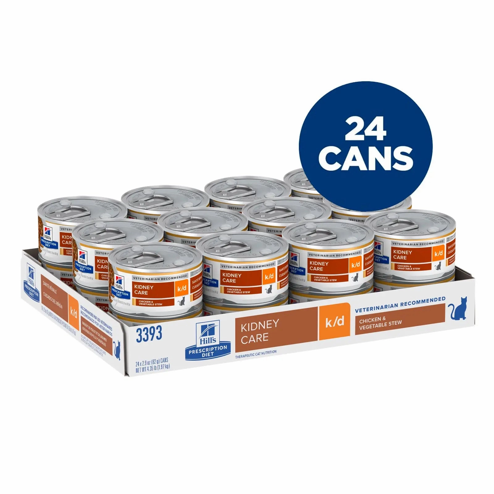 Hill's Prescription Diet - Feline k/d Kidney Care Vegetable & Chicken Stew 2.9oz