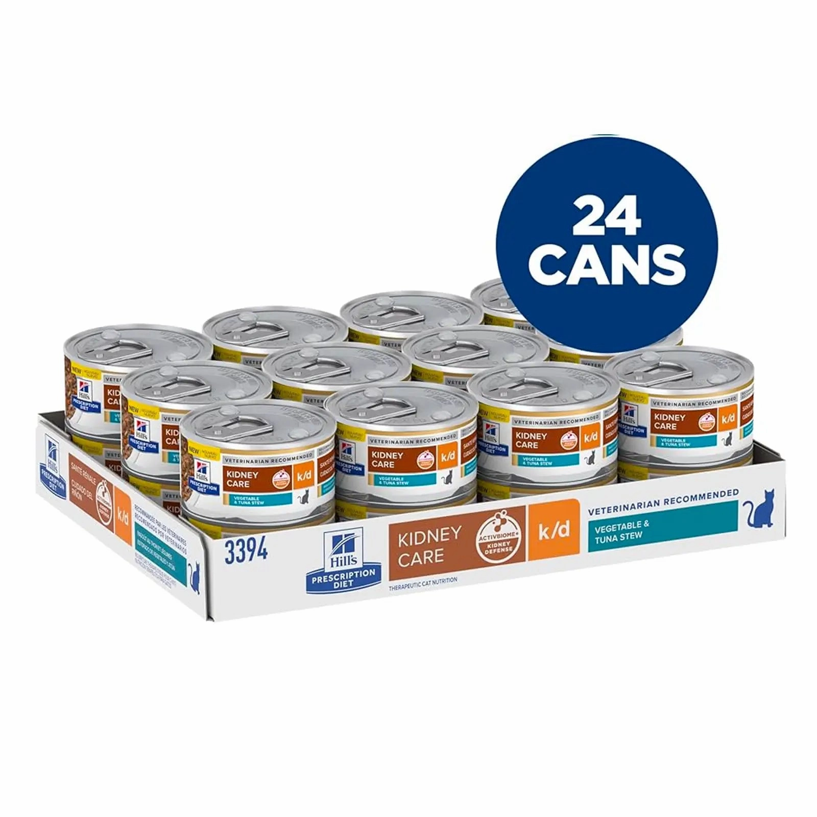 Hill's Prescription Diet - Feline k/d Kidney Care Vegetable & Tuna Stew 2.9oz