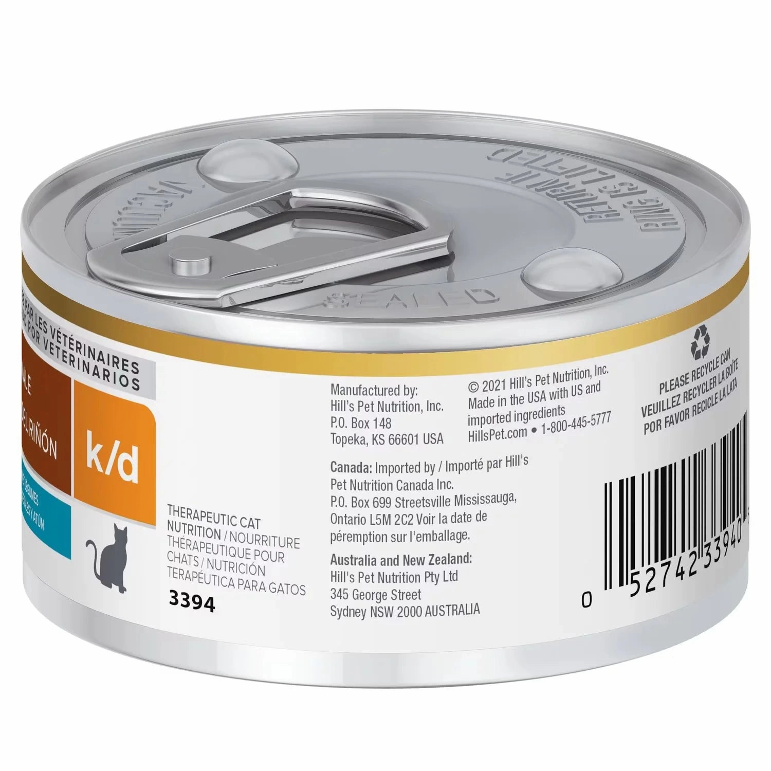 Hill's Prescription Diet - Feline k/d Kidney Care Vegetable & Tuna Stew 2.9oz