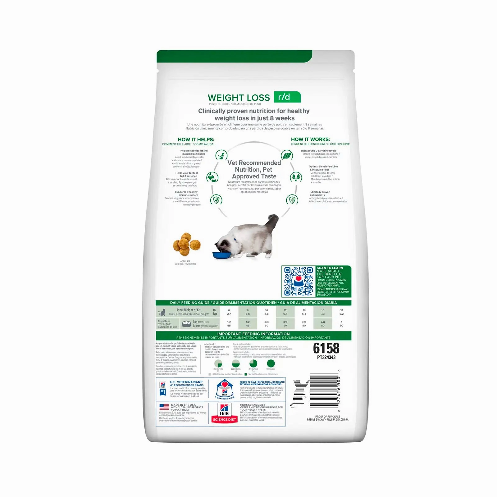 Hill's Prescription Diet - Feline r/d Weight Reduction