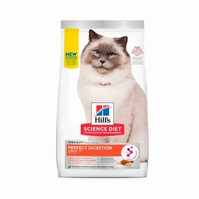 Hill's Science Diet (Specialty) - Perfect Digestion Feline Adult 7  Chicken, Barley & Whole Oats 3.5lbs