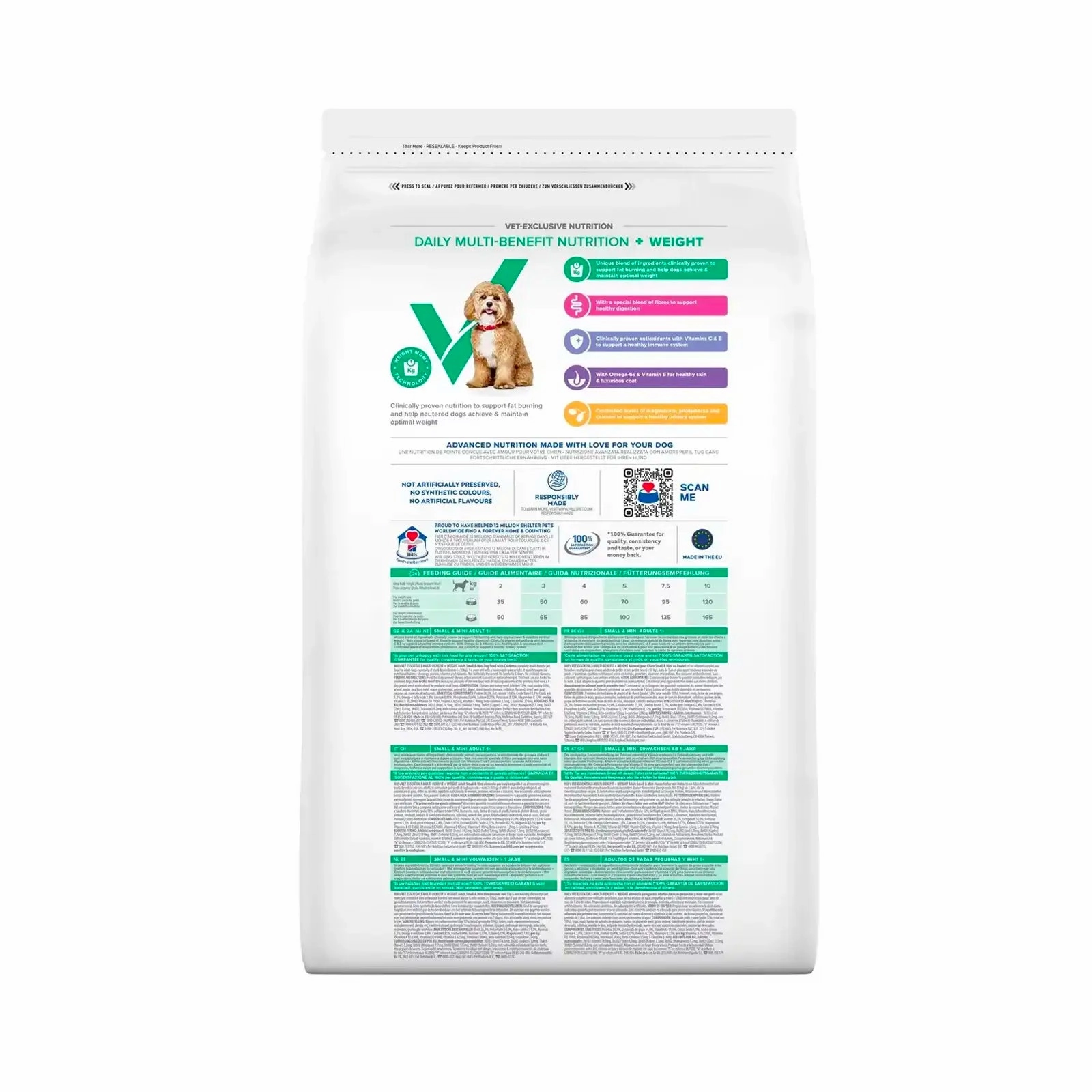 Hill's VetEssentials Diet - Canine Neutered Adult Small & Mini 2kg