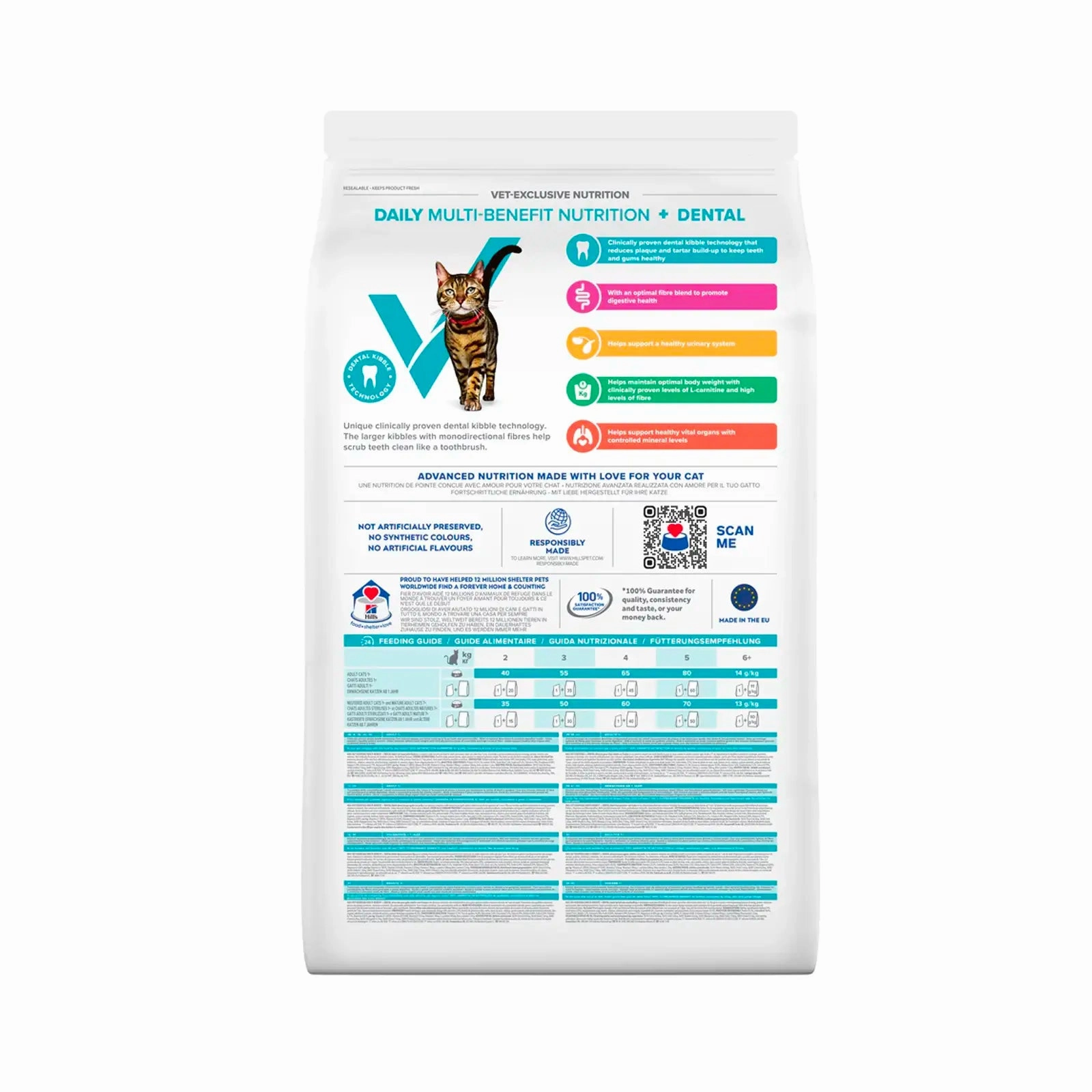 Hill's VetEssentials Diet - Feline Multi Benefit Dental Adult Dry Food