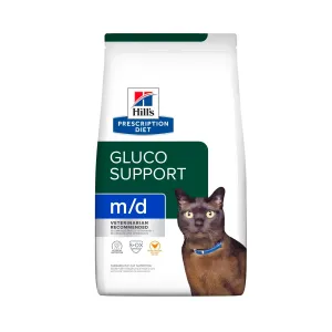 Hill's Prescription Diet - m/d GlucoSupport Feline with Chicken 4lbs