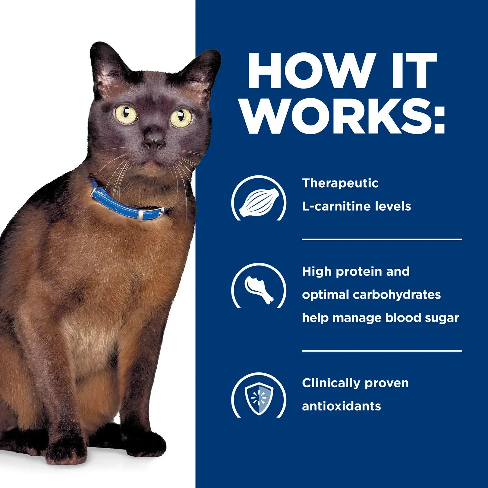 Hill's Prescription Diet - m/d GlucoSupport Feline with Chicken 4lbs