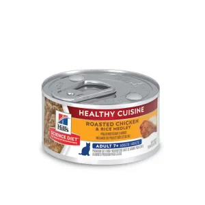 Hills Science Diet - Feline Adult 7  Healthy Cuisine Roasted Chicken & Rice Medley Stew 2.8oz