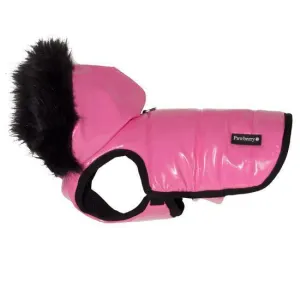 Hoodie Harness Dog Coat Pink Medium