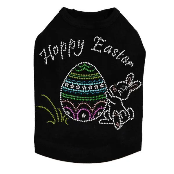 Hoppy Easter Rhinestone Dog Tank