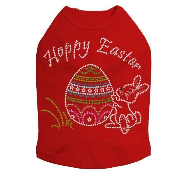 Hoppy Easter Rhinestone Dog Tank
