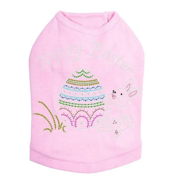 Hoppy Easter Rhinestone Dog Tank
