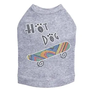Hot Dog Rhinestone Dog Tank