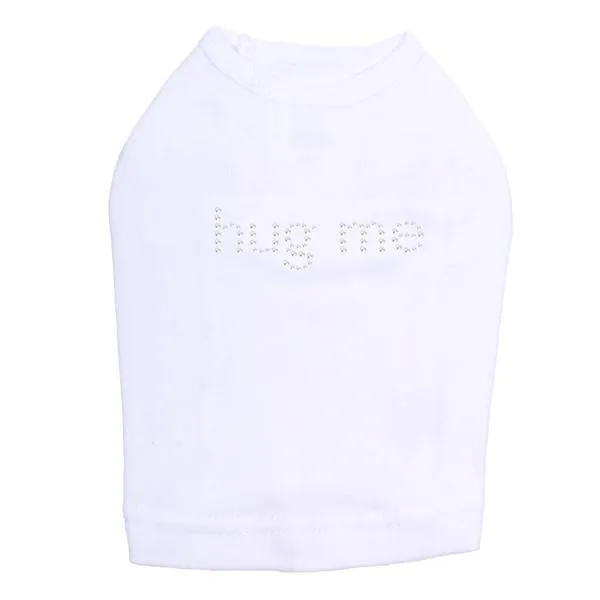Hug Me Rhinestone Dog Tank
