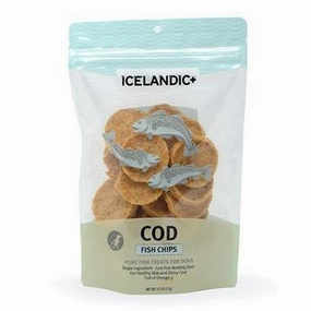Icelandic  Cod Fish Chips Dog Treats