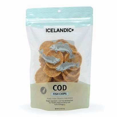 Icelandic  Cod Fish Chips Dog Treats