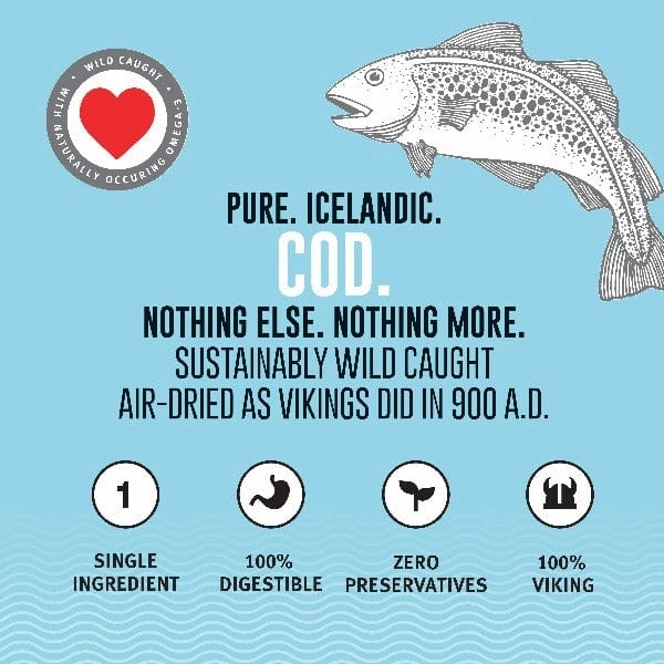 Icelandic  Cod Fish Chips Dog Treats (SPECIAL ORDER ITEM)