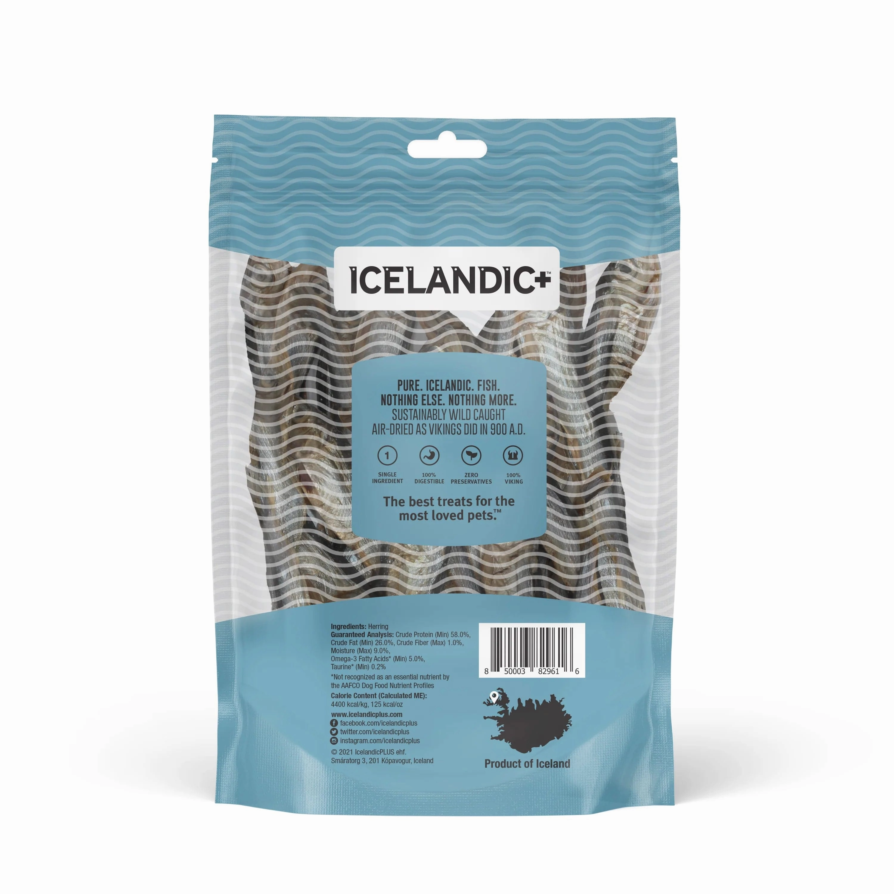 Icelandic  Herring Whole Fish Dog Treat (SPECIAL ORDER ITEM)