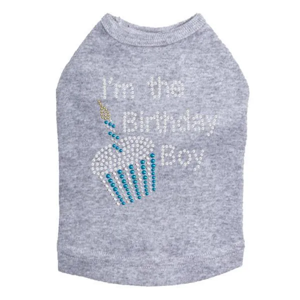 I'm The Birthday Boy Rhinestone Dog Tank