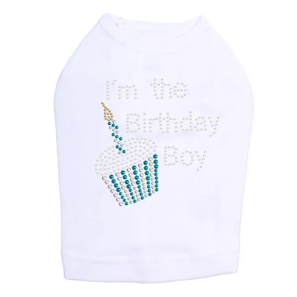 I'm The Birthday Boy Rhinestone Dog Tank