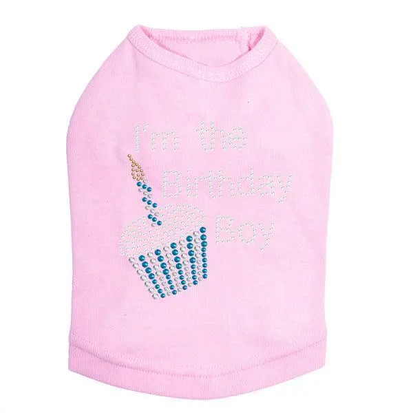 I'm The Birthday Boy Rhinestone Dog Tank