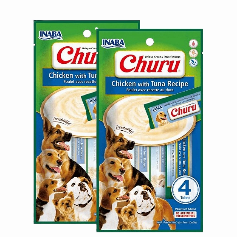 INABA Churu Chicken with Tuna Flavour Dog Treats