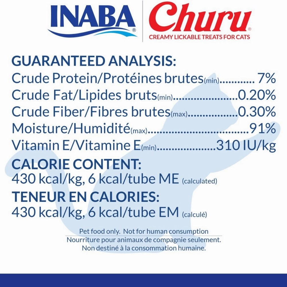 INABA Churu Tuna & Bonito Flakes Recipe Cat Treats