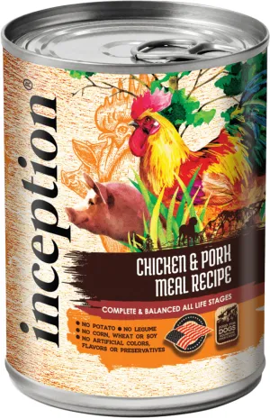 Inception Chicken & Pork Meal Recipe Canned Dog Food