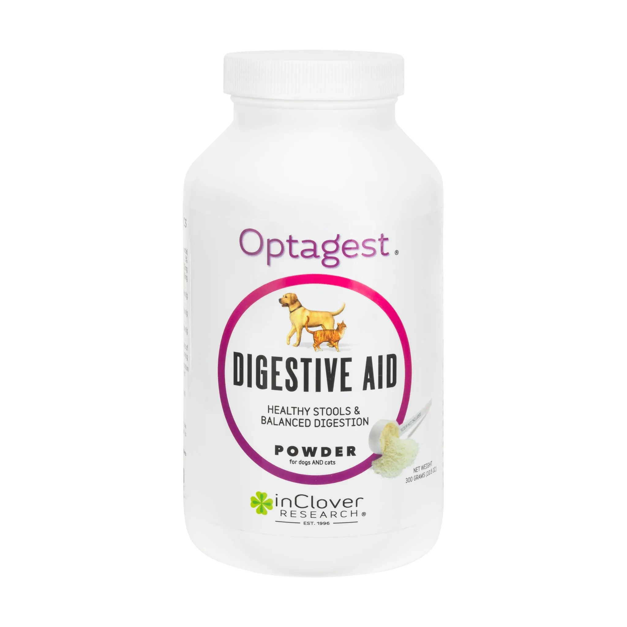 InClover Optagest Plant Based Prebiotics & Digestive Enzymes Powder for Dogs & Cats