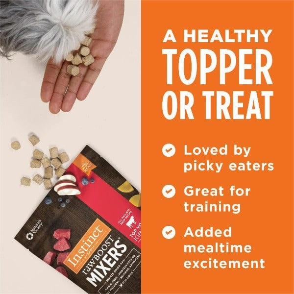 Instinct Raw Boost Mixers All Natural Beef Recipe Dog Food Topper, 6oz