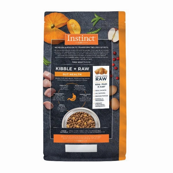 Instinct Raw Boost Real Chicken Gut Health Recipe Dry Dog Food, 3.5lb