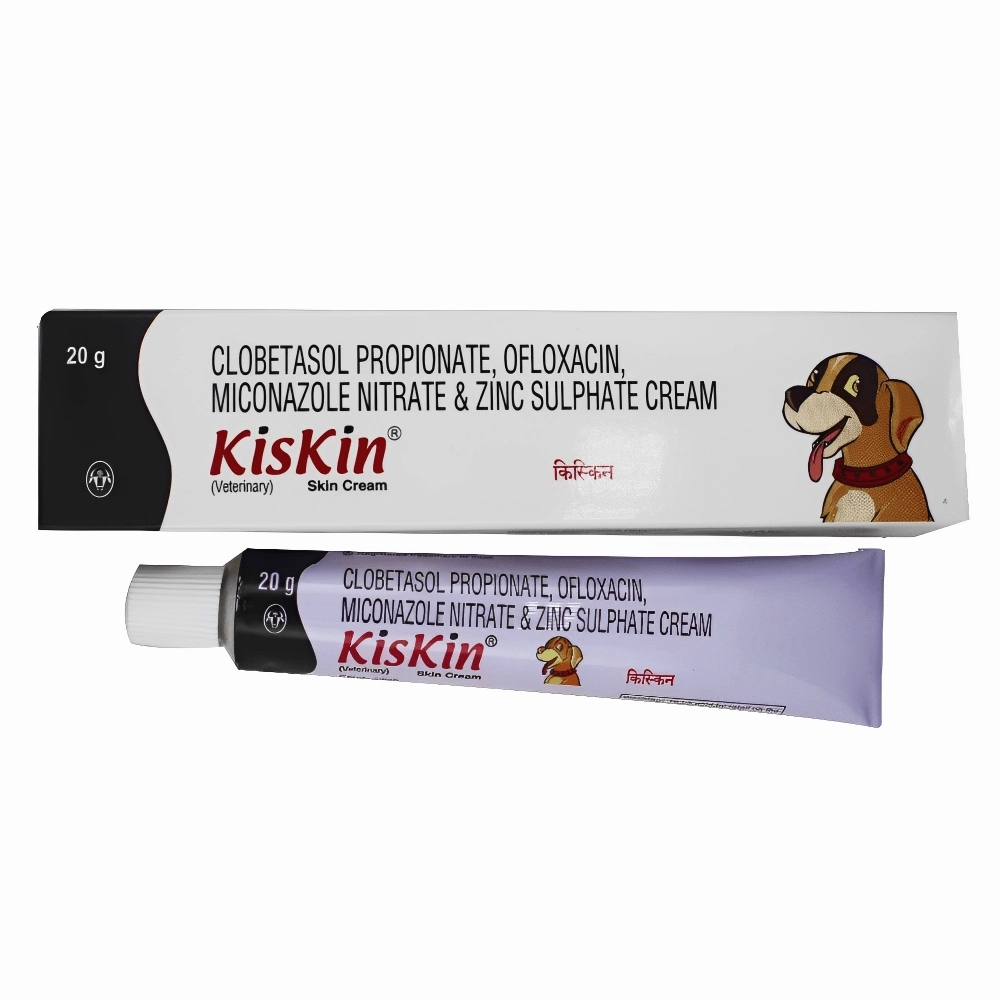Intas Kiskin Ointment (Cream) (Corticosteroid) for Dogs and Cats