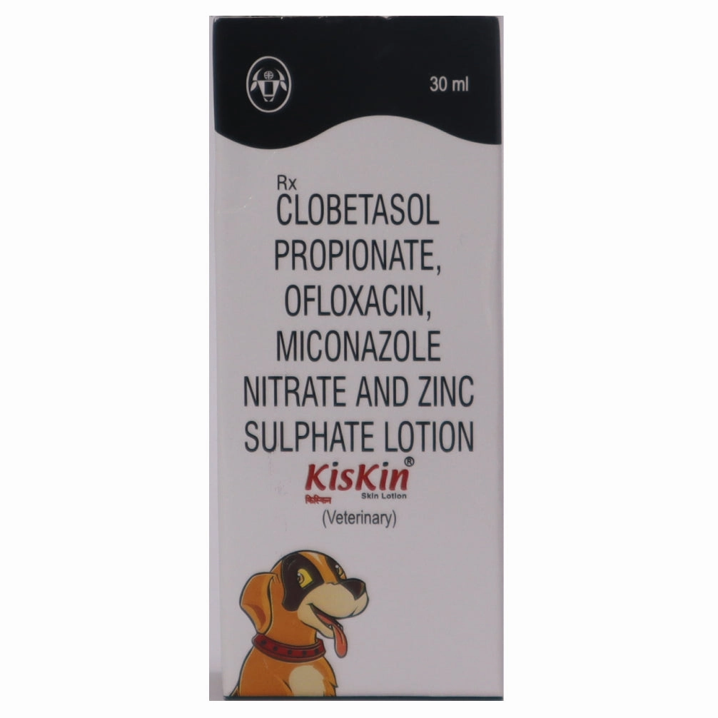Intas Pomisol Ear Drops (15ml) and Kiskin Lotion (30ml) for Dogs & Cats Combo